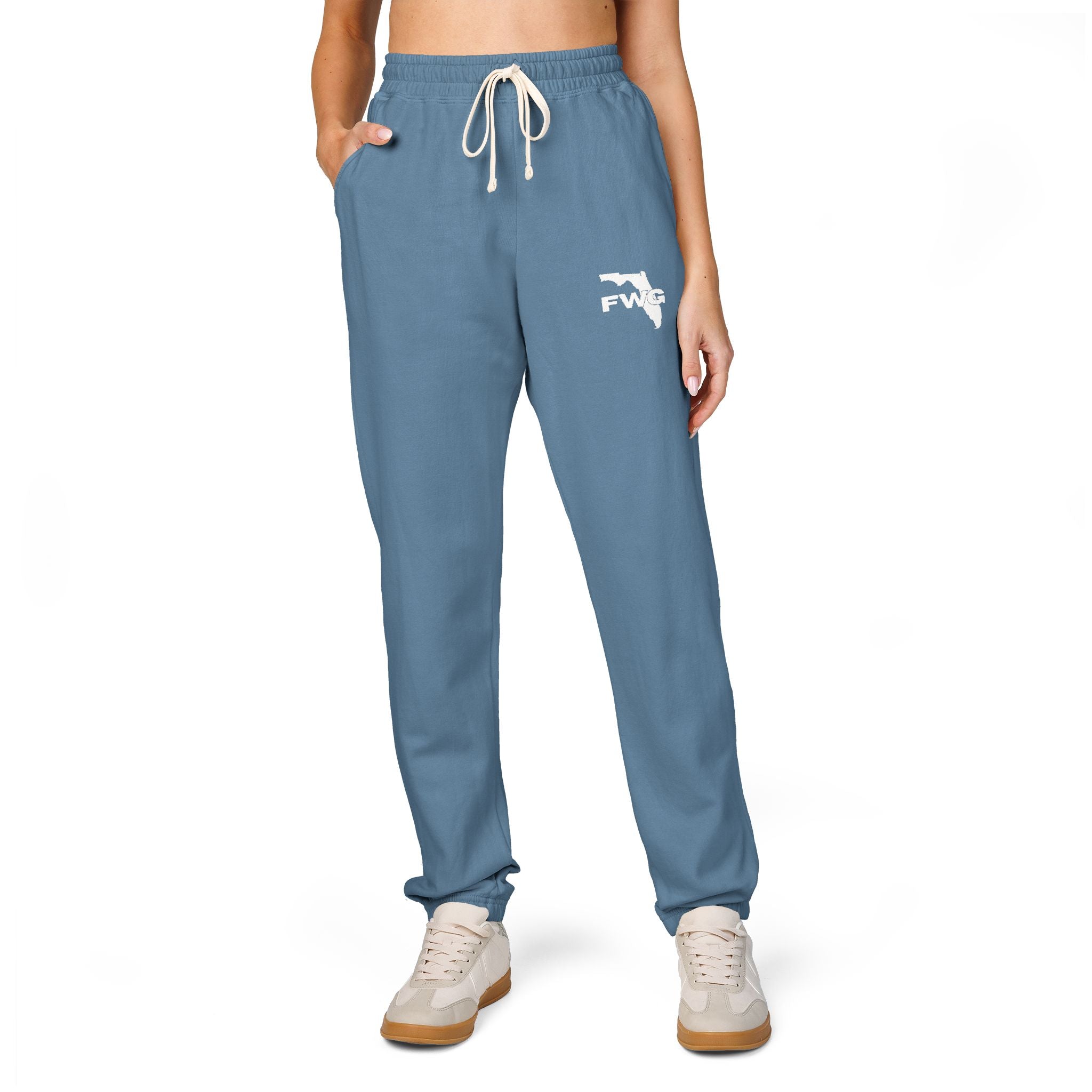 Florida Wise Guy Sweatpants — Garment-Dyed Fleece Joggers