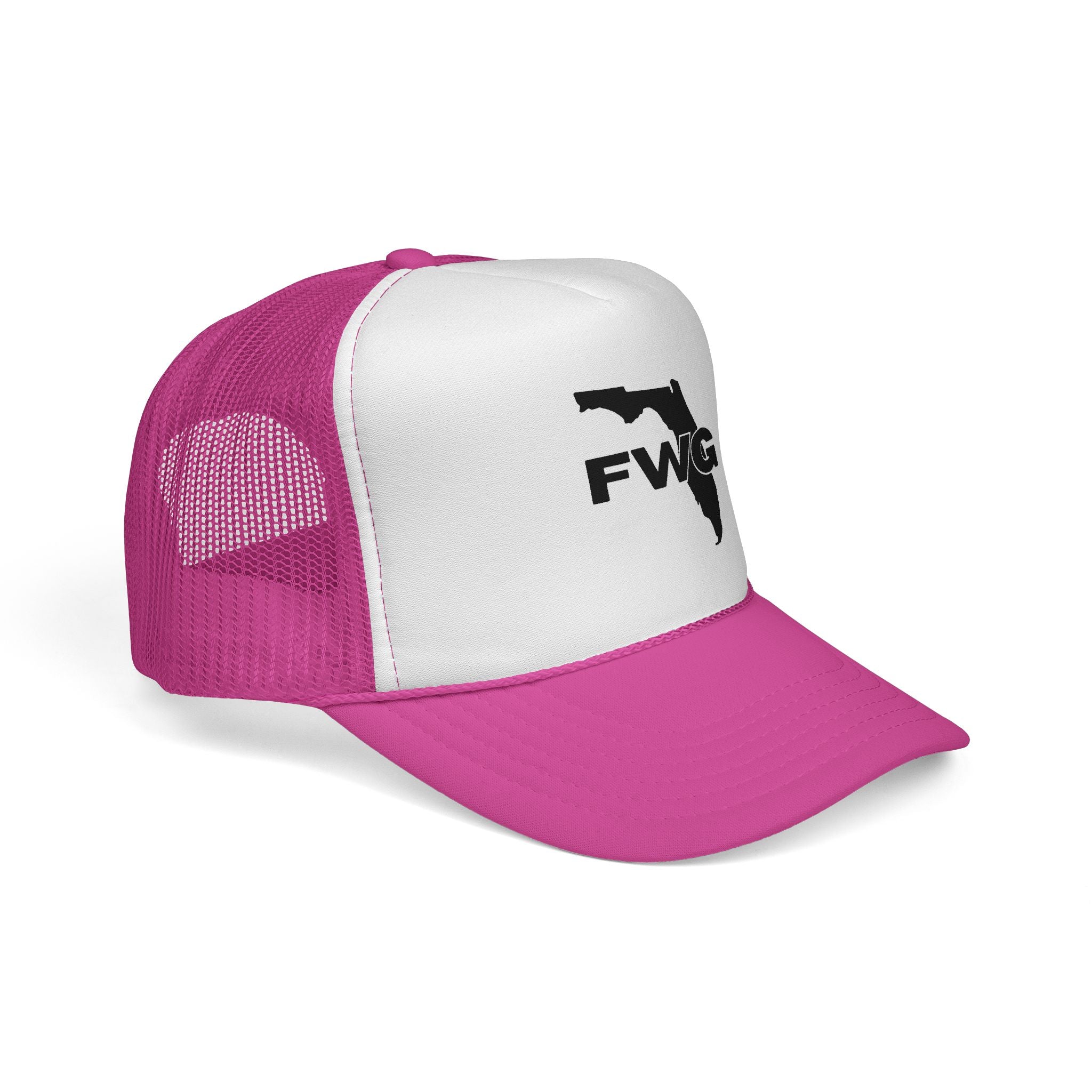 Florida Wise Guy Trucker Hat — FWG Logo Mesh Cap