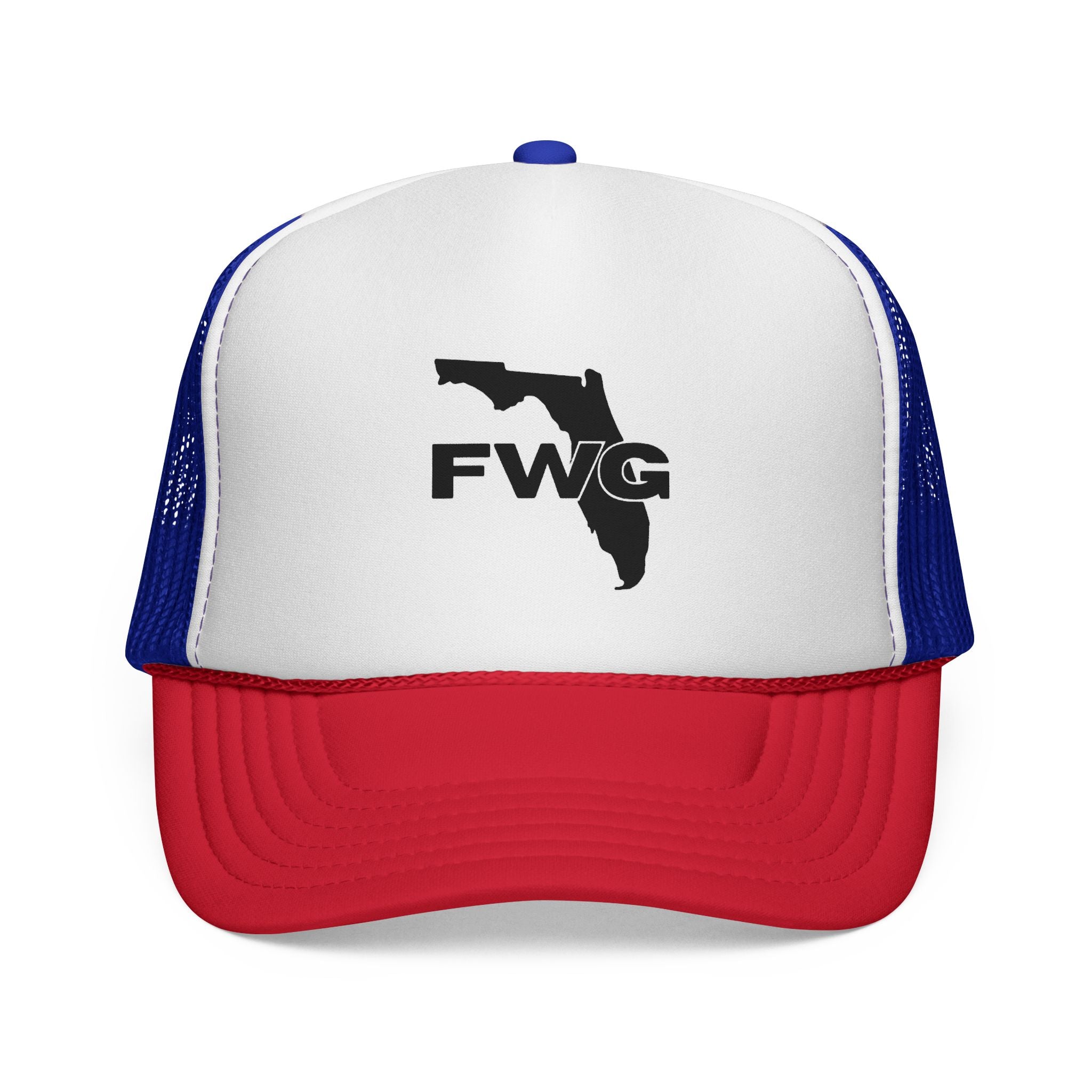 Florida Wise Guy Trucker Hat — FWG Logo Mesh Cap