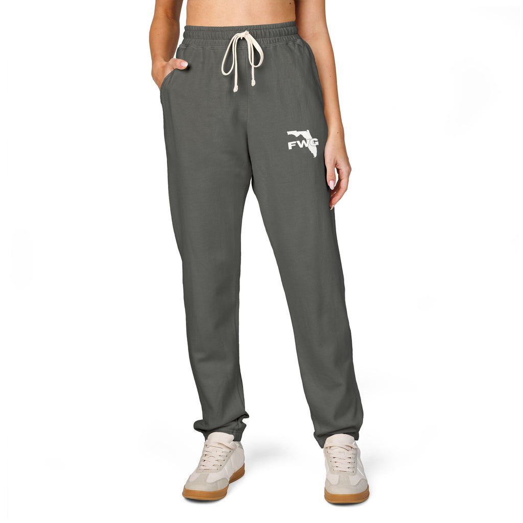 Florida Wise Guy Sweatpants — Garment-Dyed Fleece Joggers