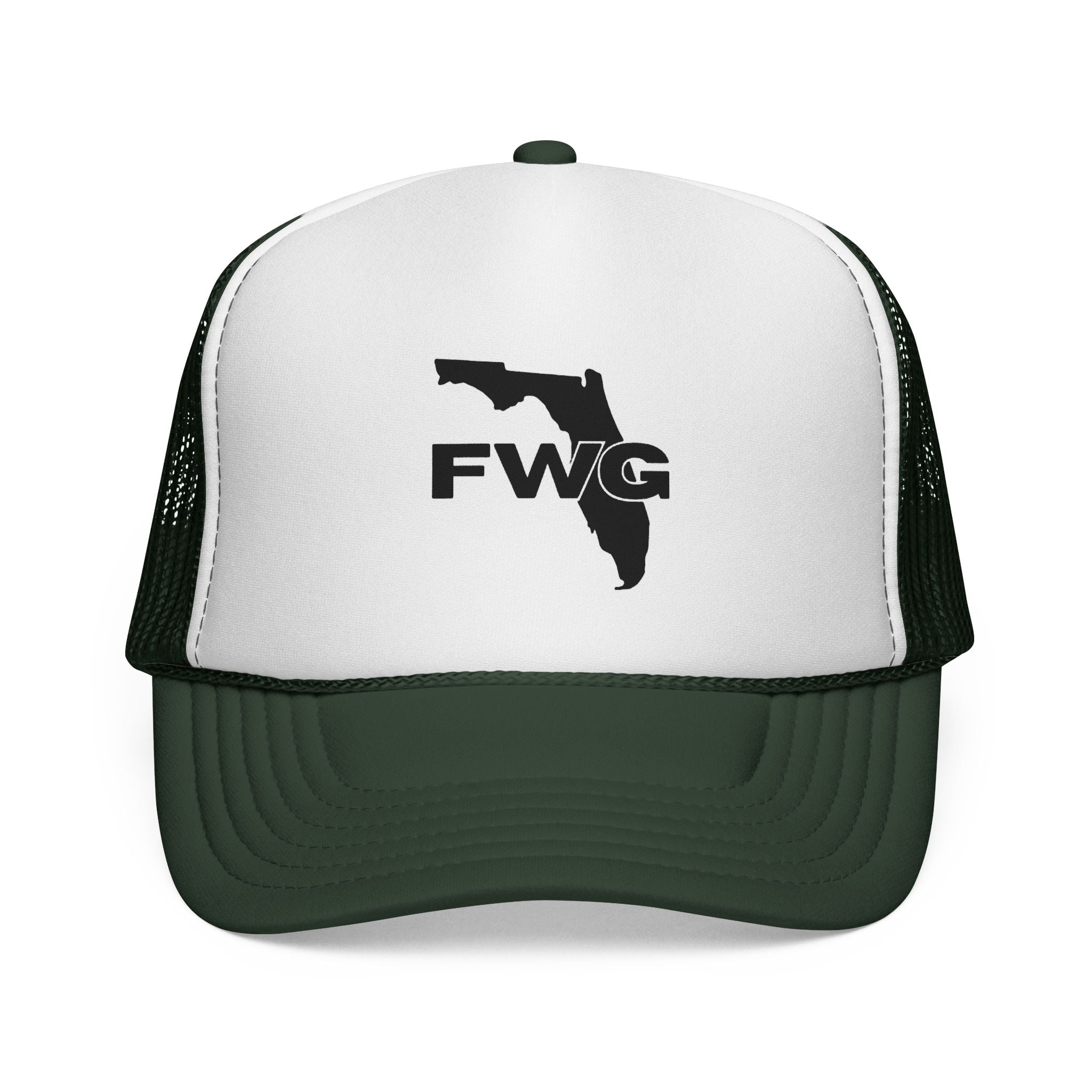 Florida Wise Guy Trucker Hat — FWG Logo Mesh Cap