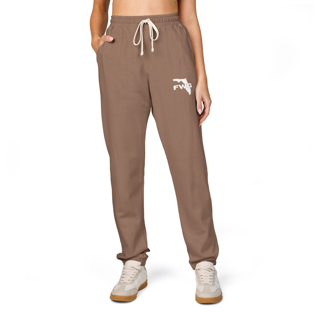 Florida Wise Guy Sweatpants — Garment-Dyed Fleece Joggers