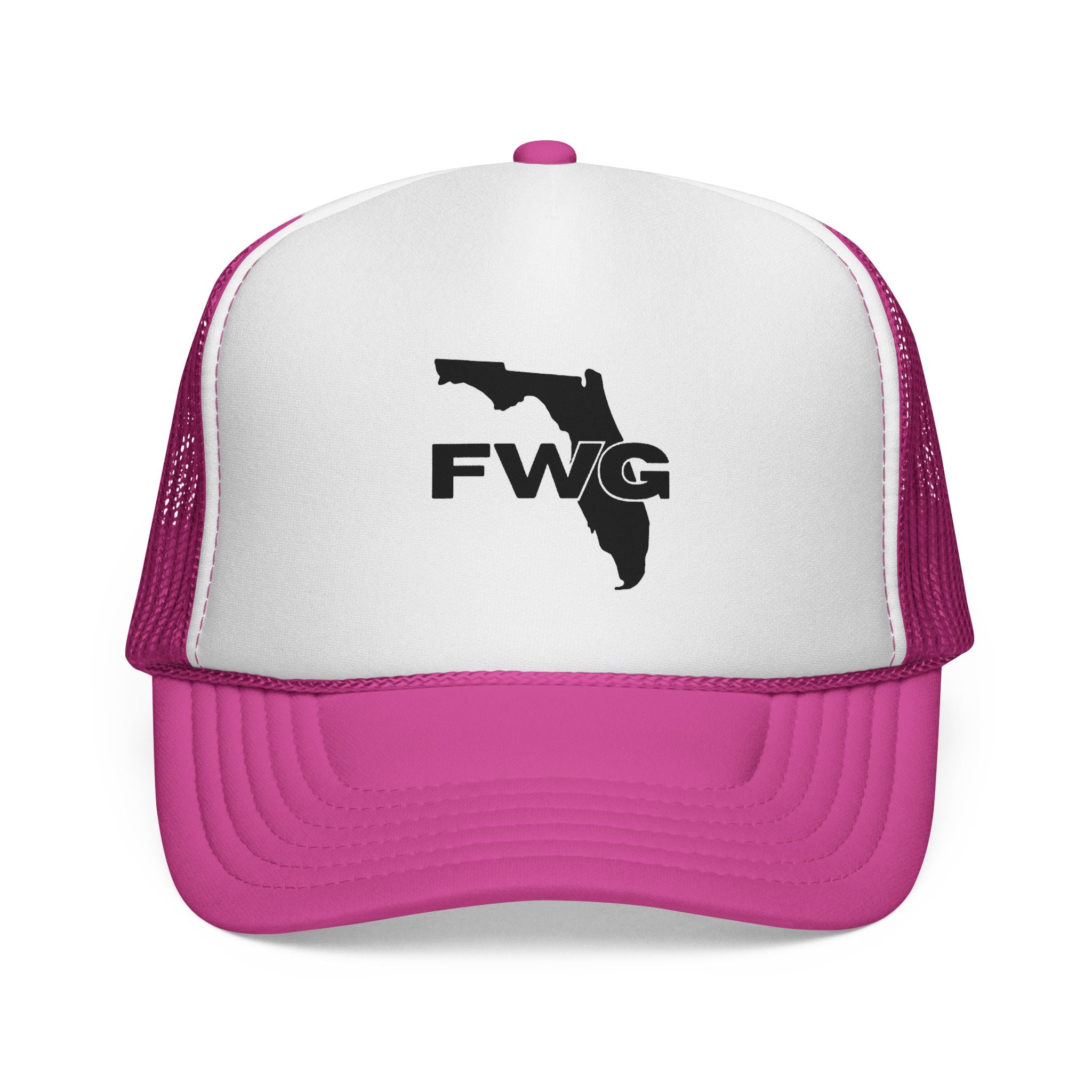 Florida Wise Guy Trucker Hat — FWG Logo Mesh Cap