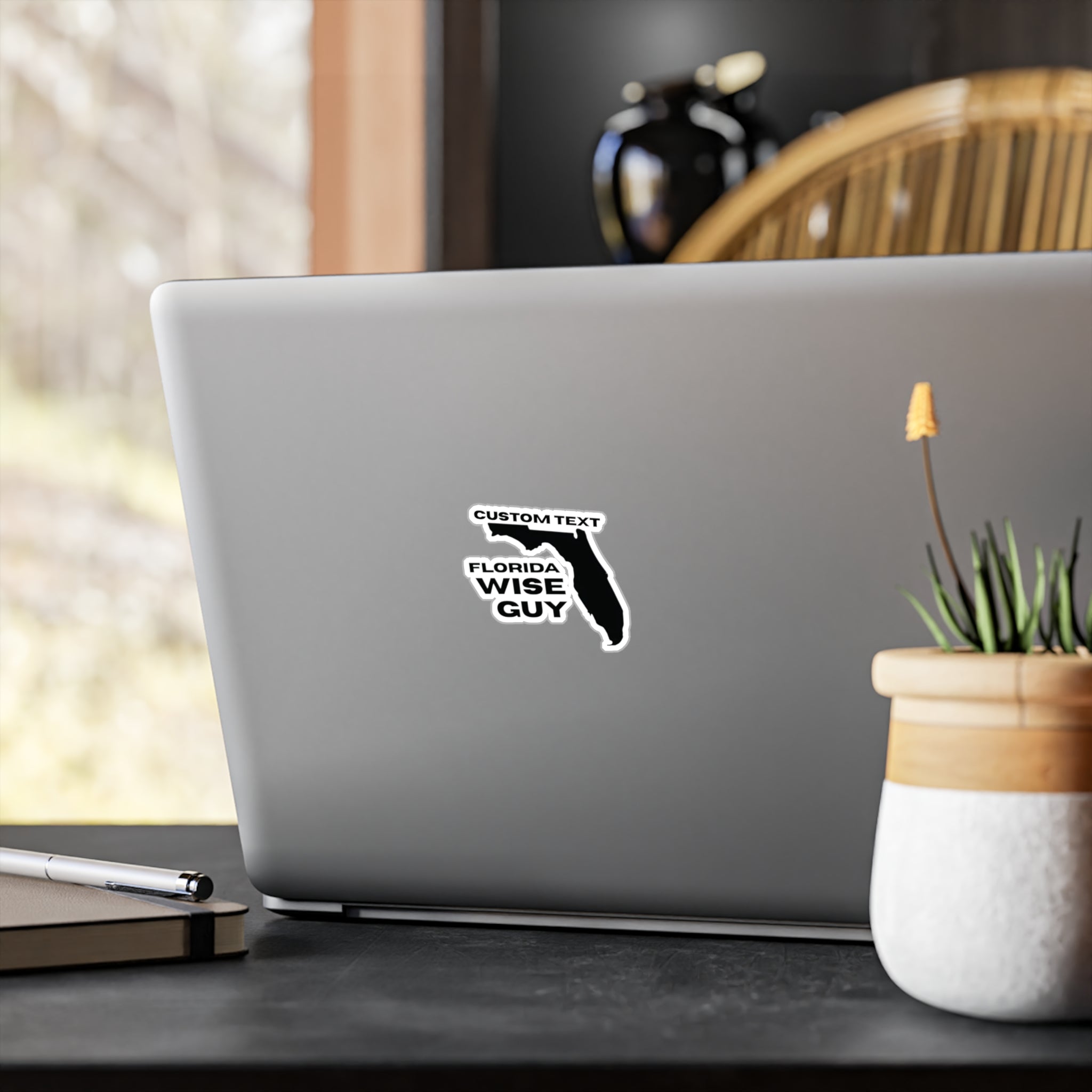Florida Wise Guy Vinyl Sticker — Custom Text Kiss-Cut Decal
