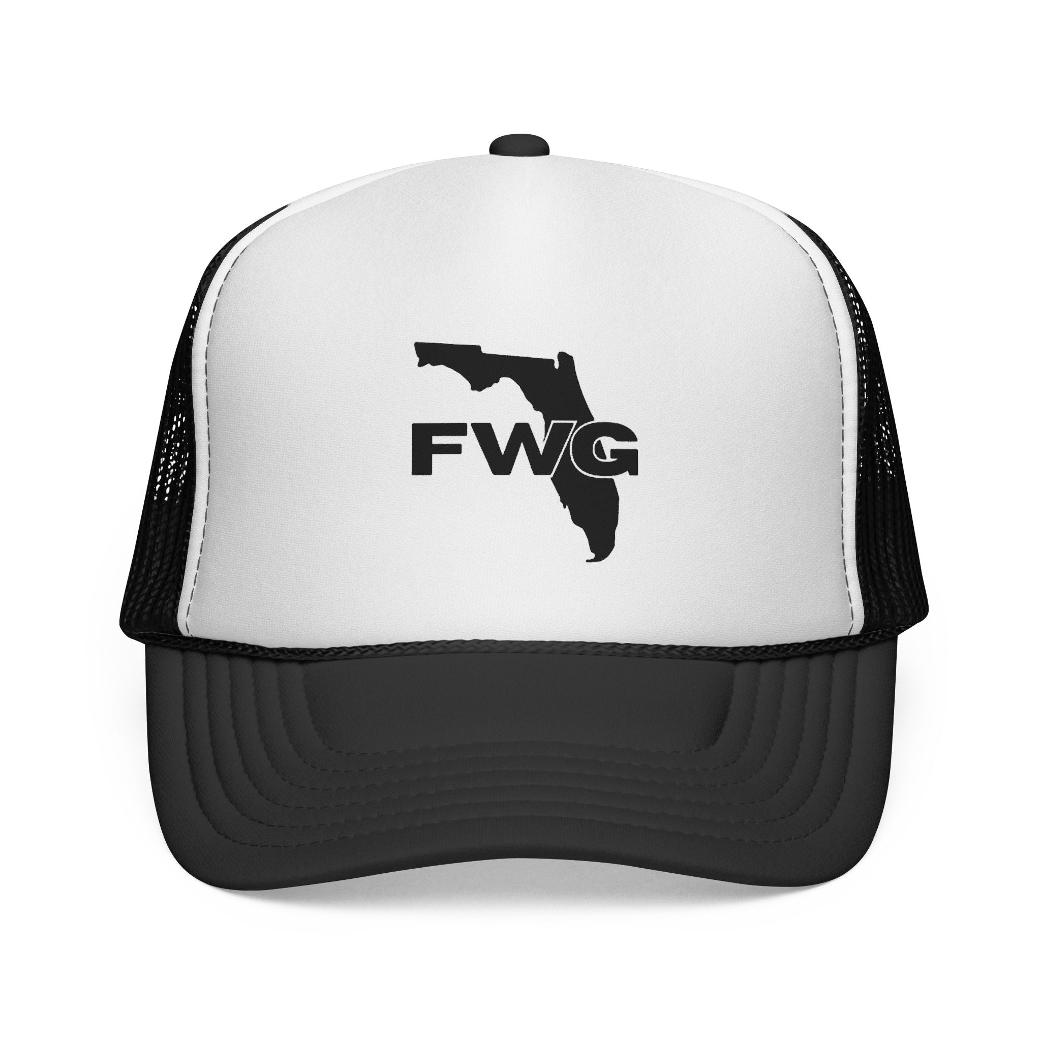 Florida Wise Guy Trucker Hat — FWG Logo Mesh Cap