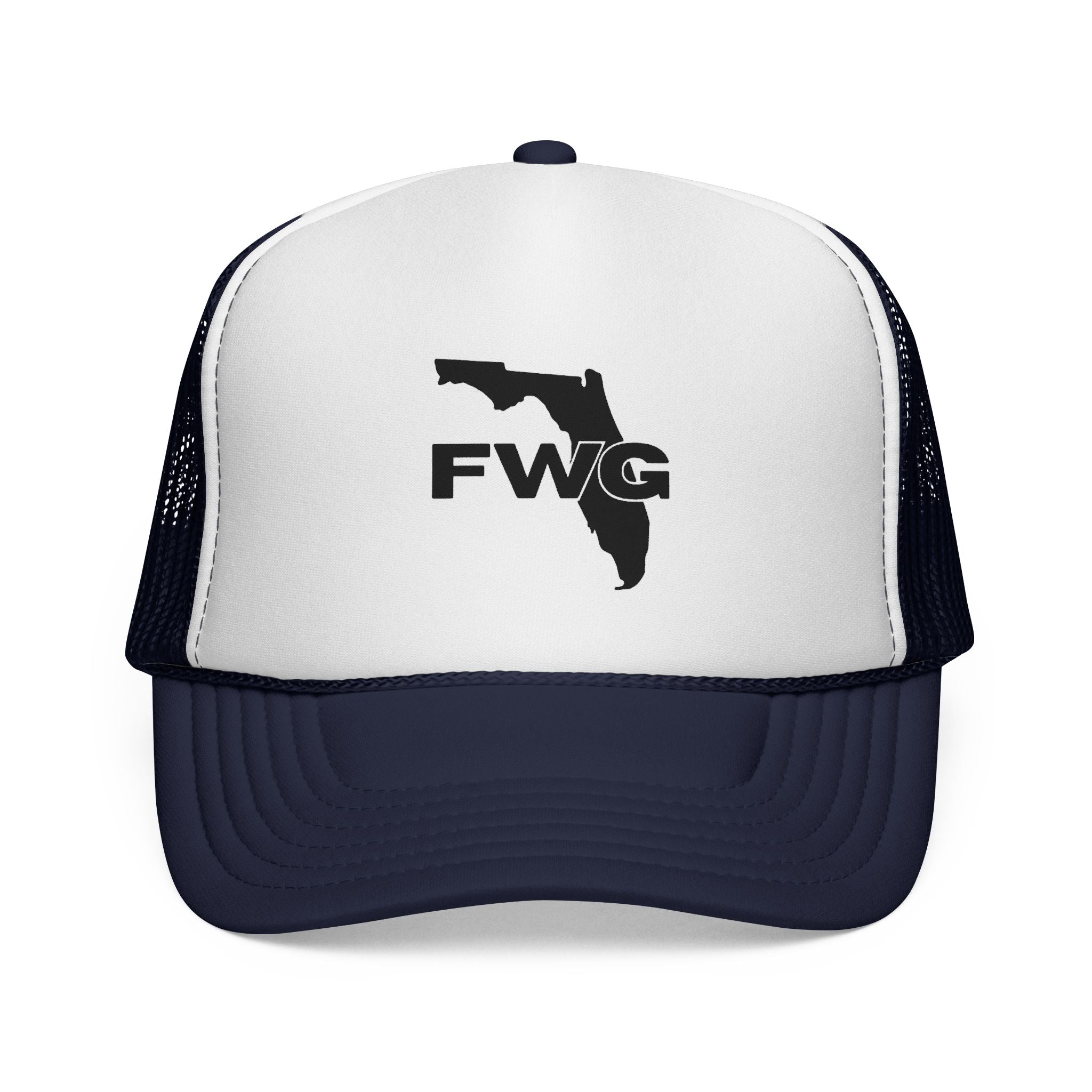 Florida Wise Guy Trucker Hat — FWG Logo Mesh Cap